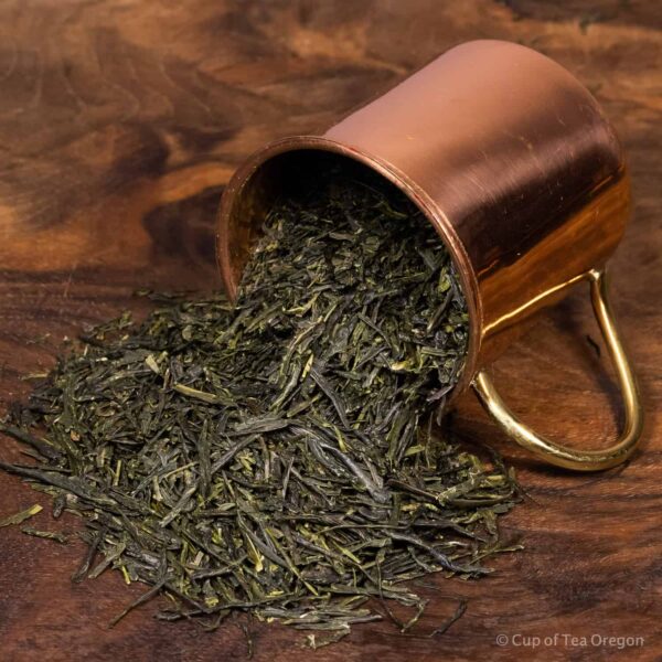 Gyokuro loose tea in cup