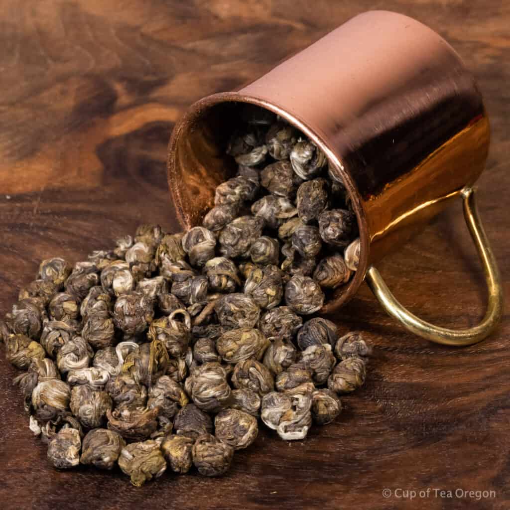 Jasmine Pearl Cup of Tea Tea House Clackamas, OR