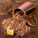 Lapacho Orange Vanilla loose tea in cup