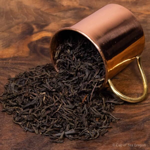 assam loose tea in cup