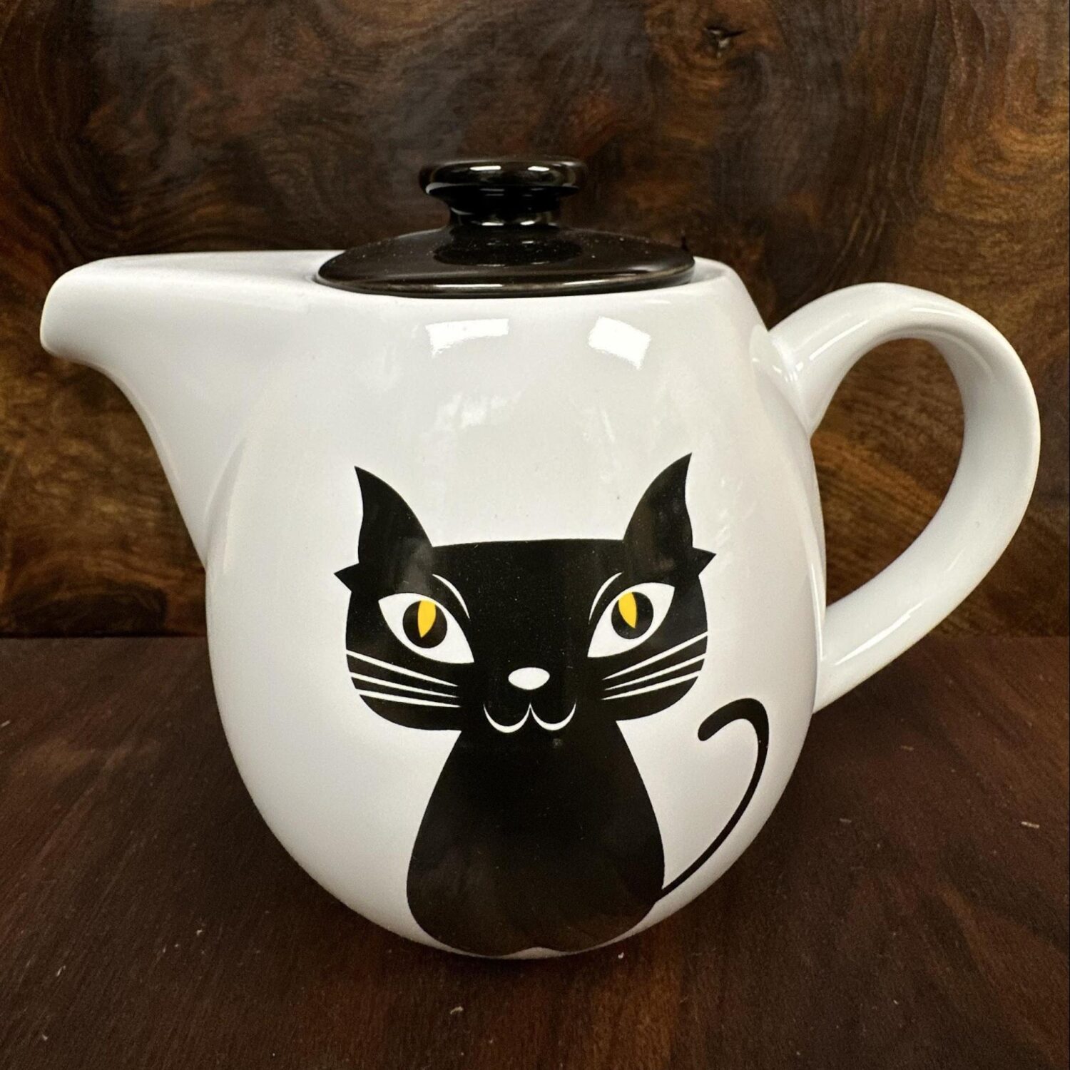 Black Cat Teapot