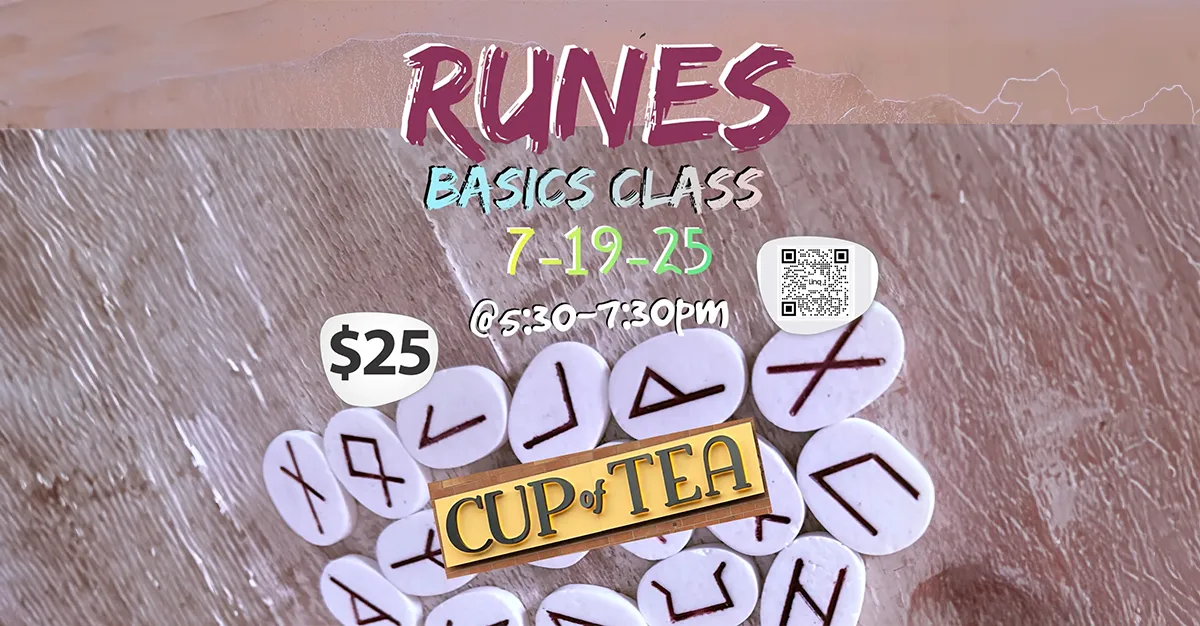 Runes Basics Class - Cup of Tea Clackamas