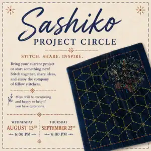 Sashiko Project Circle Square