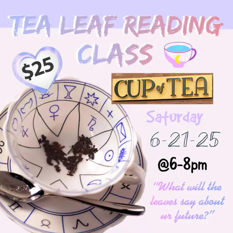Tea & Intuition: A Night of Tasseography | Cup of Tea | Tea House ...