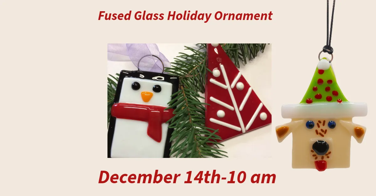 fused glass holiday ornament v3