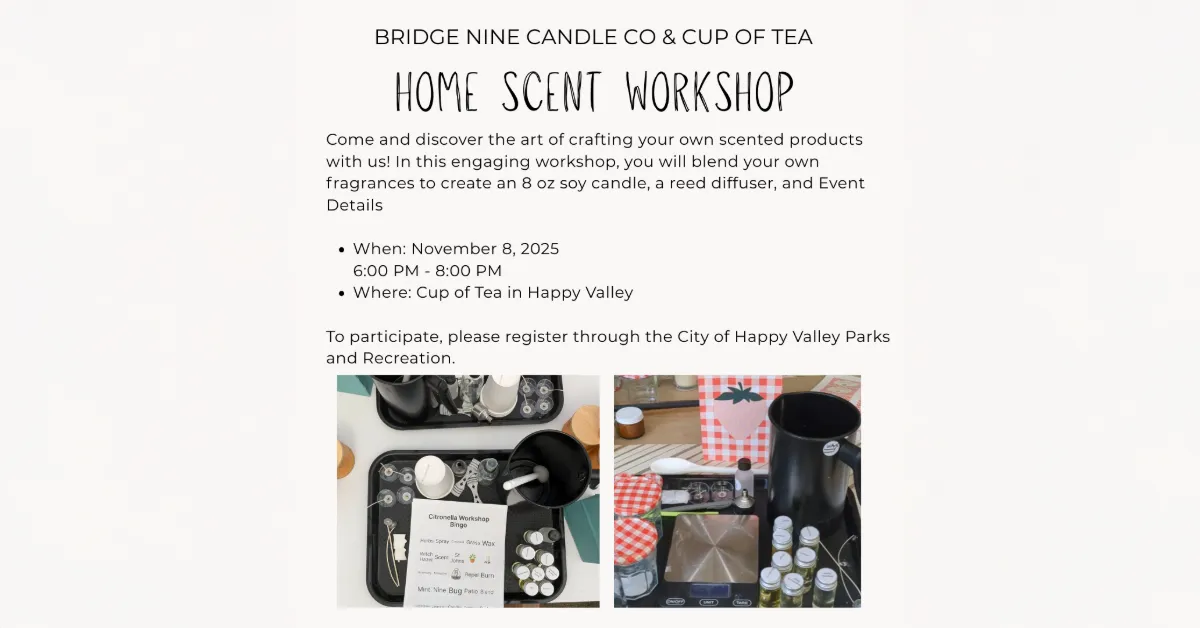 home scent workshop
